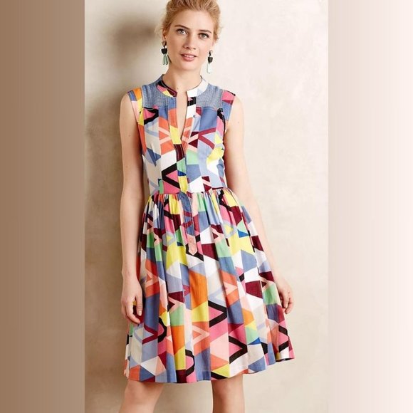 Anthropologie Dresses & Skirts - Tracy Reese Fractal Prism Sheath dress